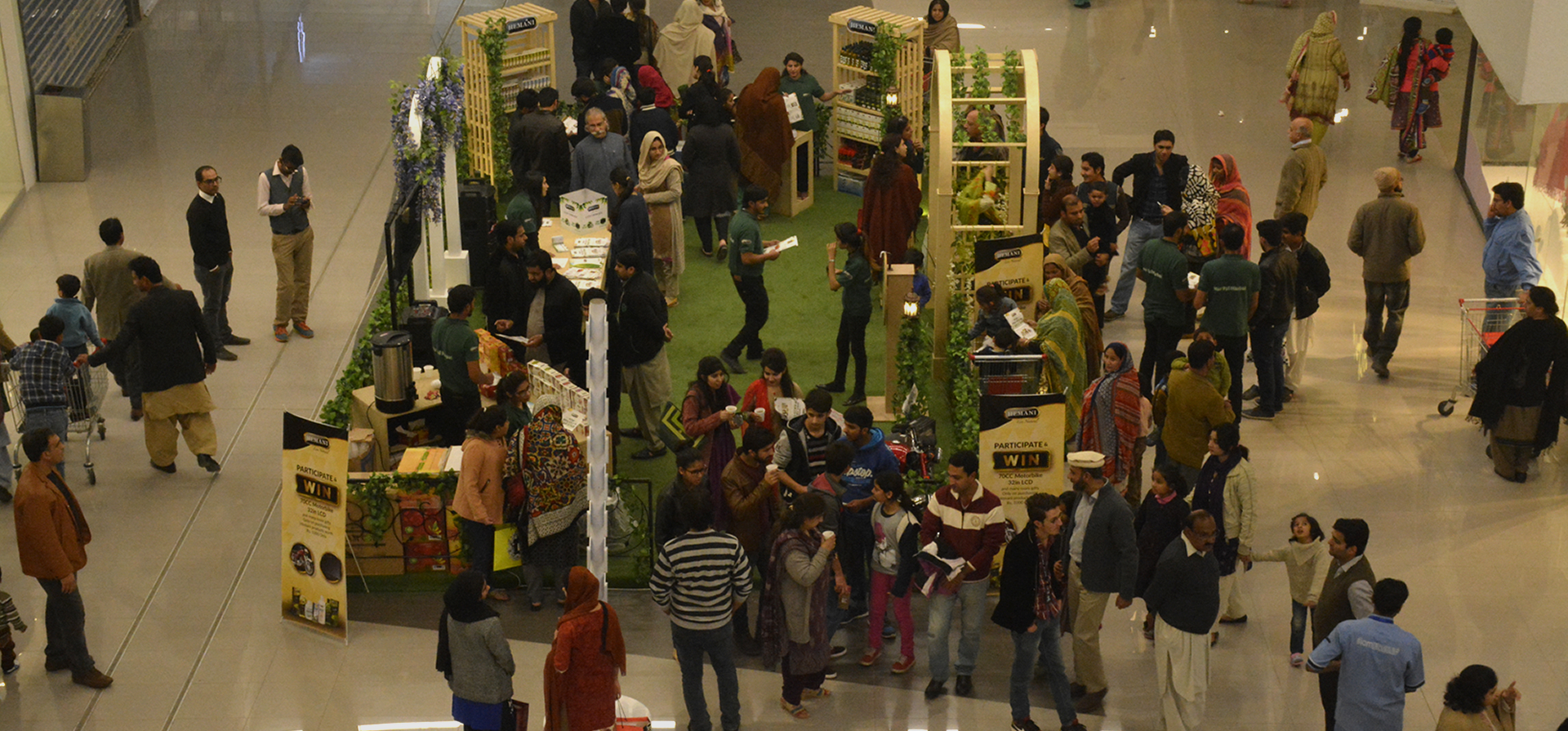 Hemani Herbal Secret Garden Mall Activation